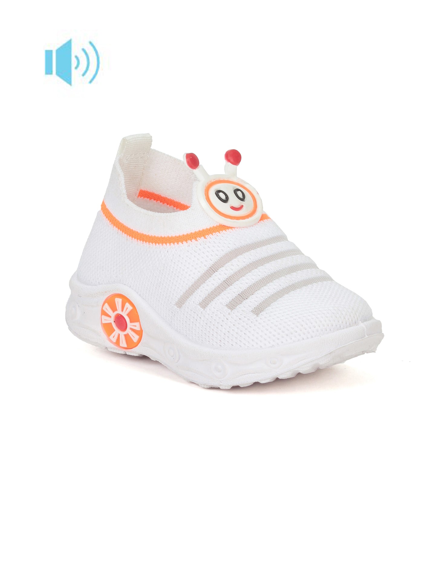 Slip On Musical Chu Chu Shoes - White