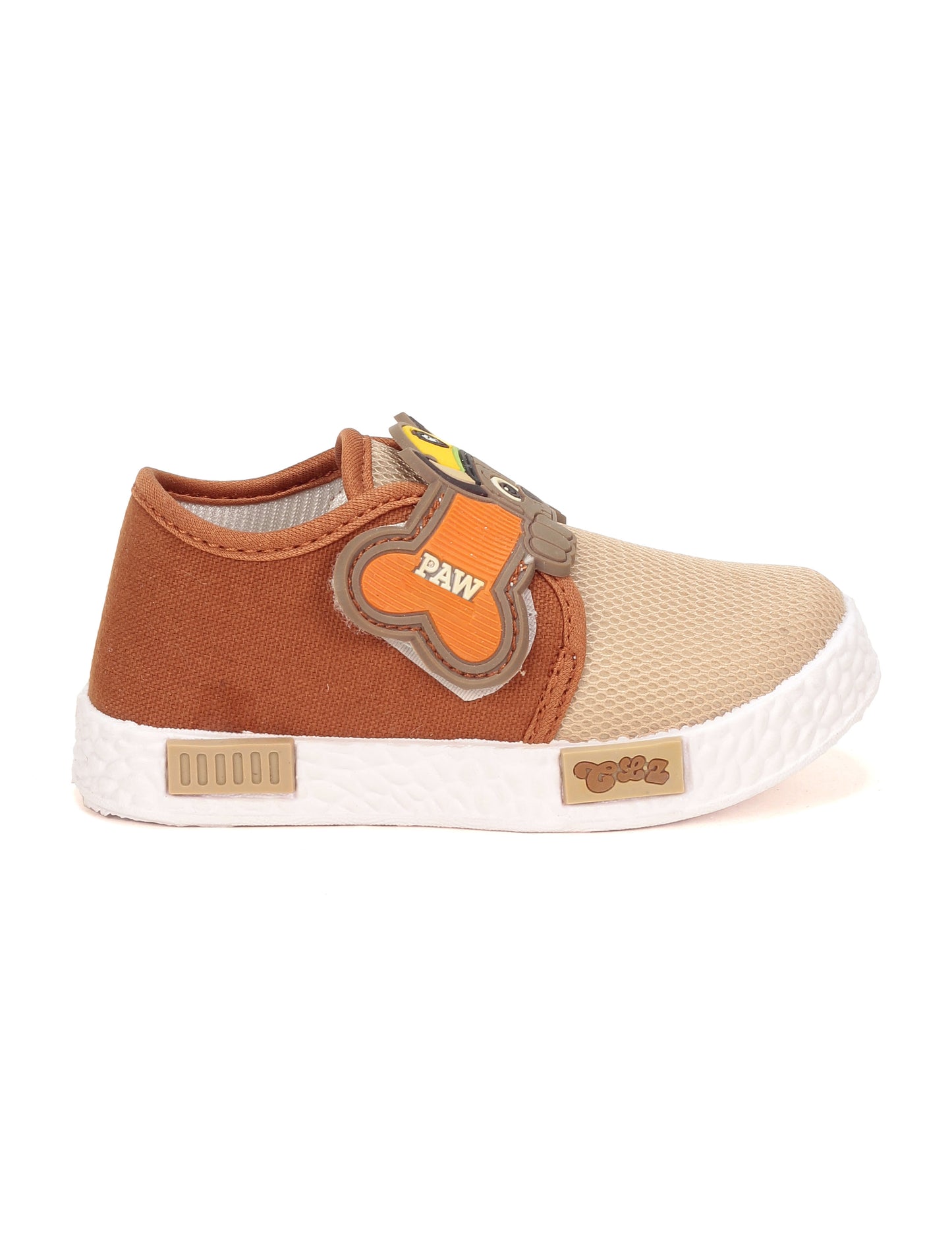 Coolz Casual Shoes With Velcro Closing - Brown