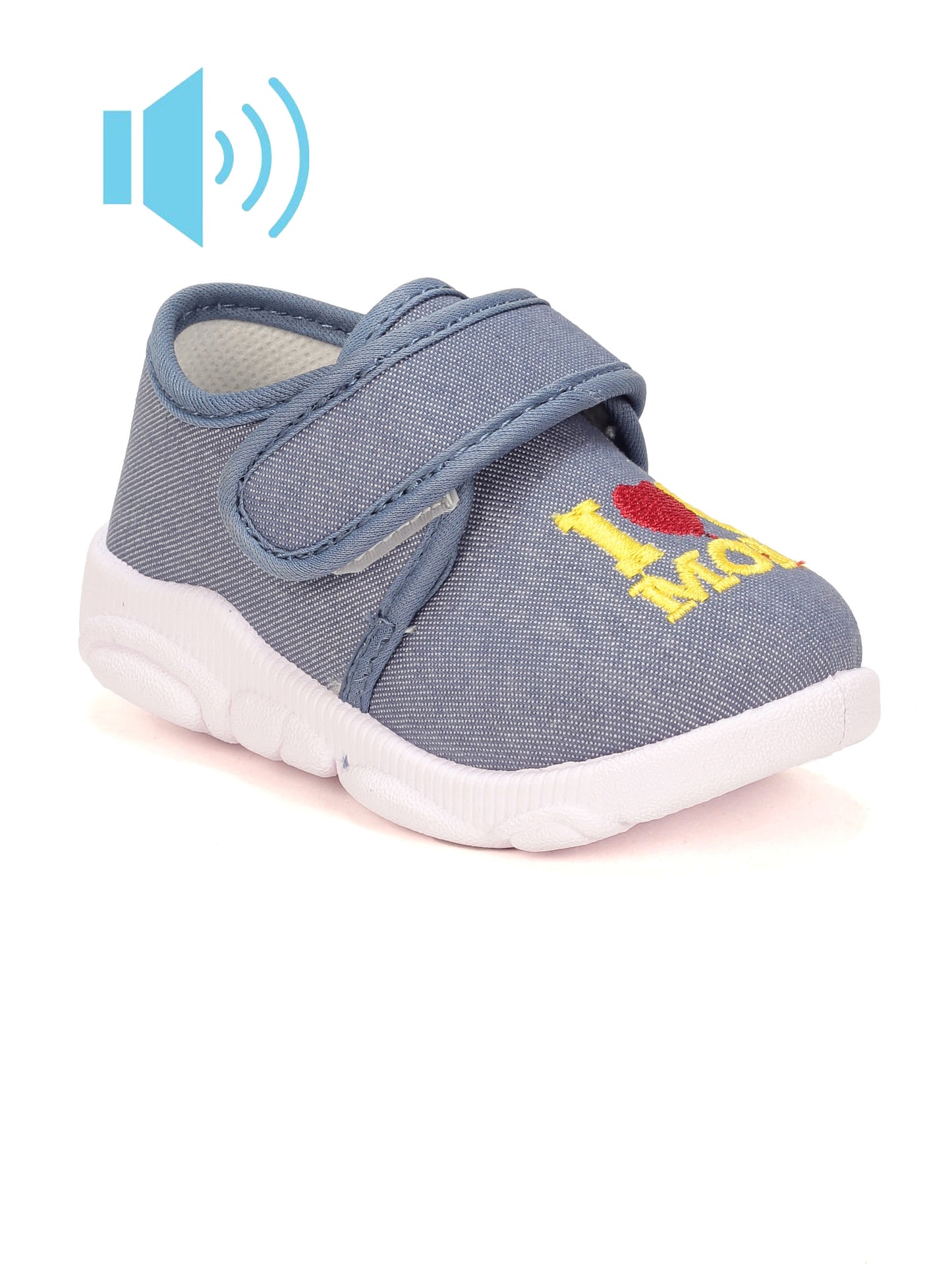 Coolz Musical Chu Chu Shoes With Velcro Closing - Blue