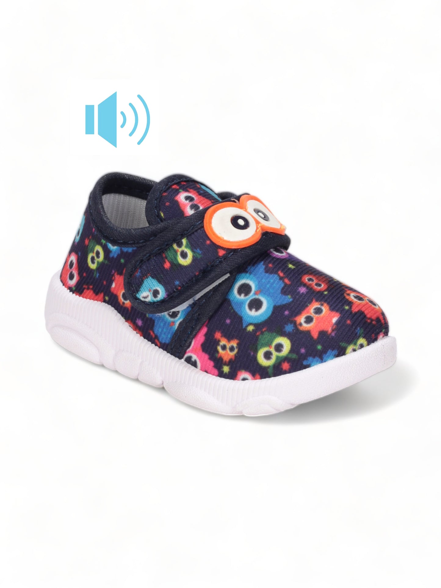 Coolz Musical Chu Chu Shoes With Velcro Closing - Navy Blue