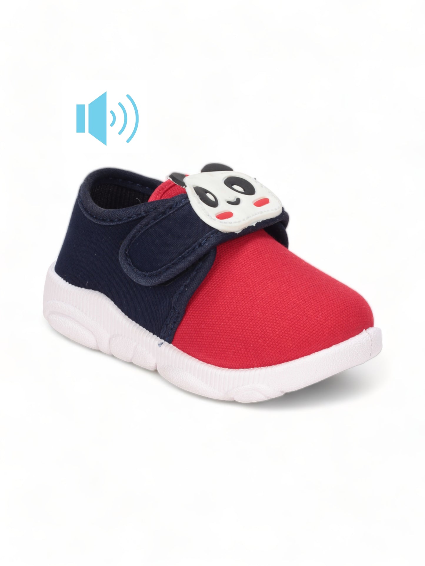 Coolz Musical Chu Chu Shoes With Velcro Closing - Red