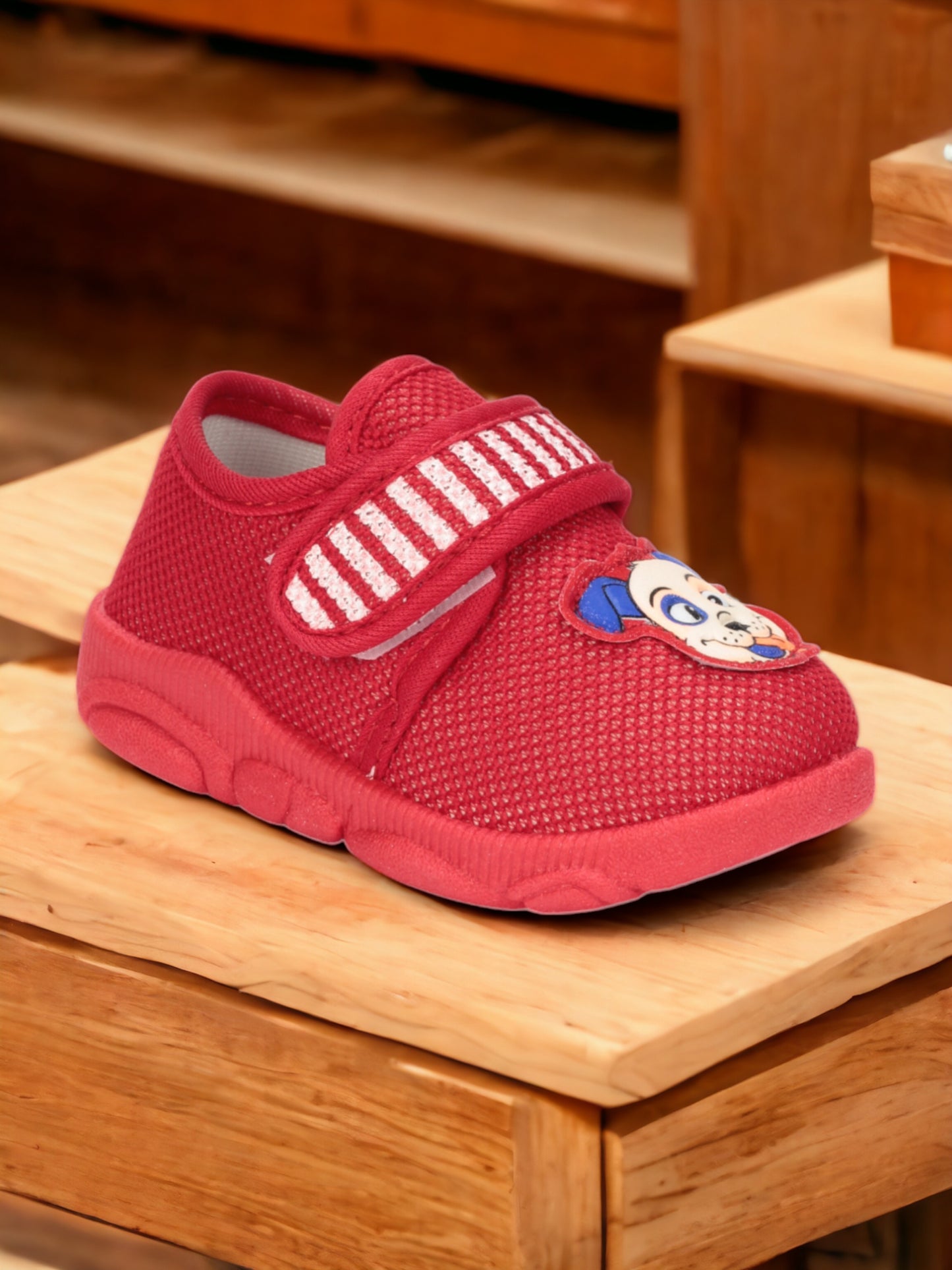 Coolz Musical Chu Chu Shoes With Velcro Closing - Red