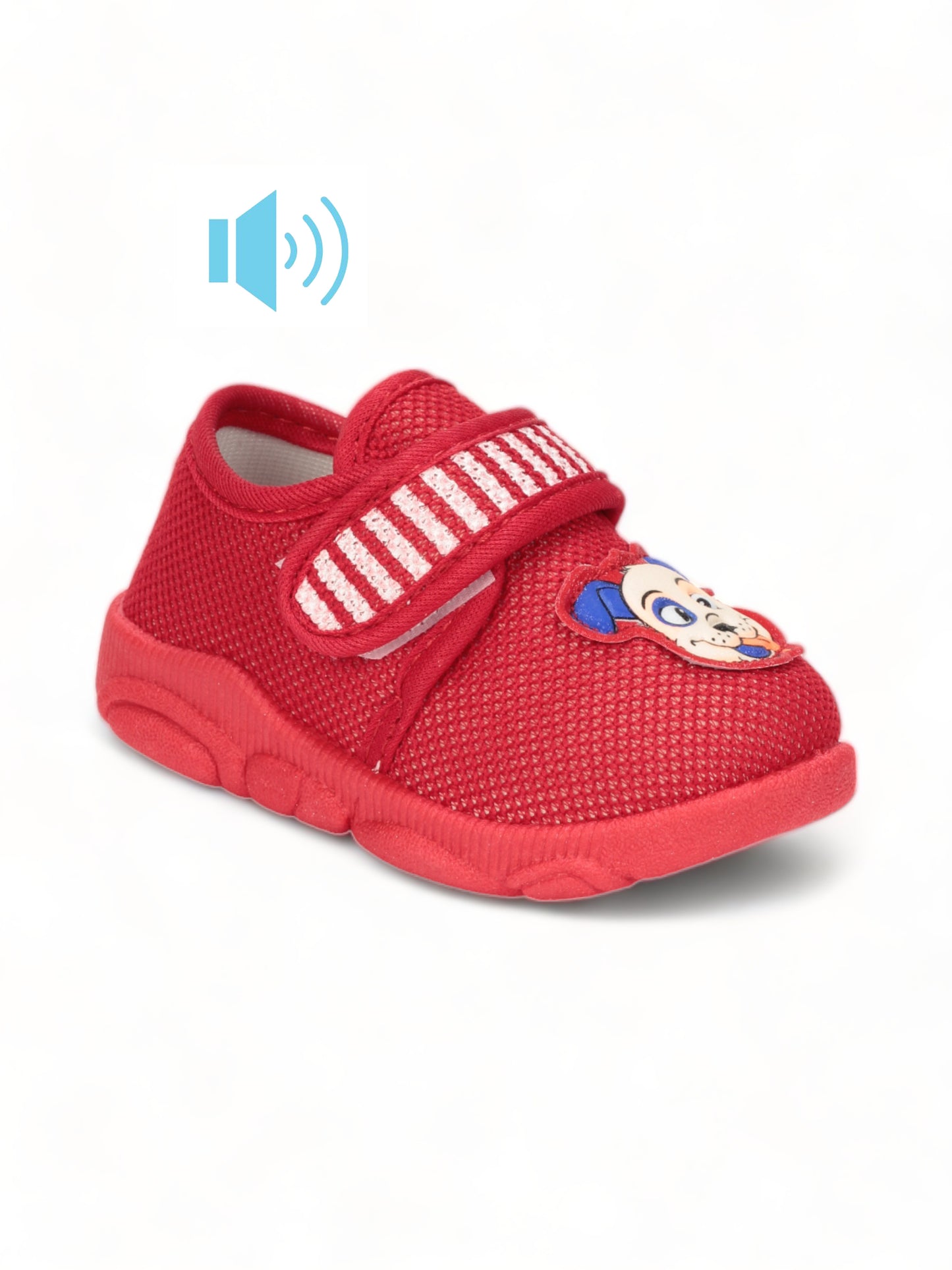 Coolz Musical Chu Chu Shoes With Velcro Closing - Red