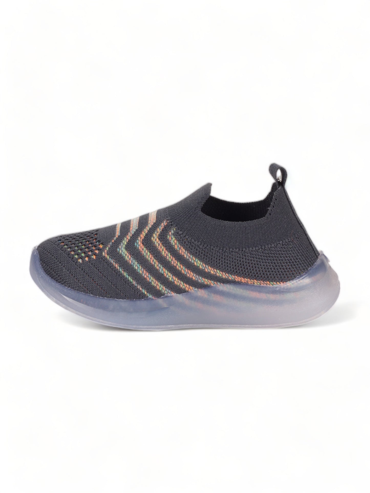 Unisex Casual Slip On Shoes With Led Light - Grey