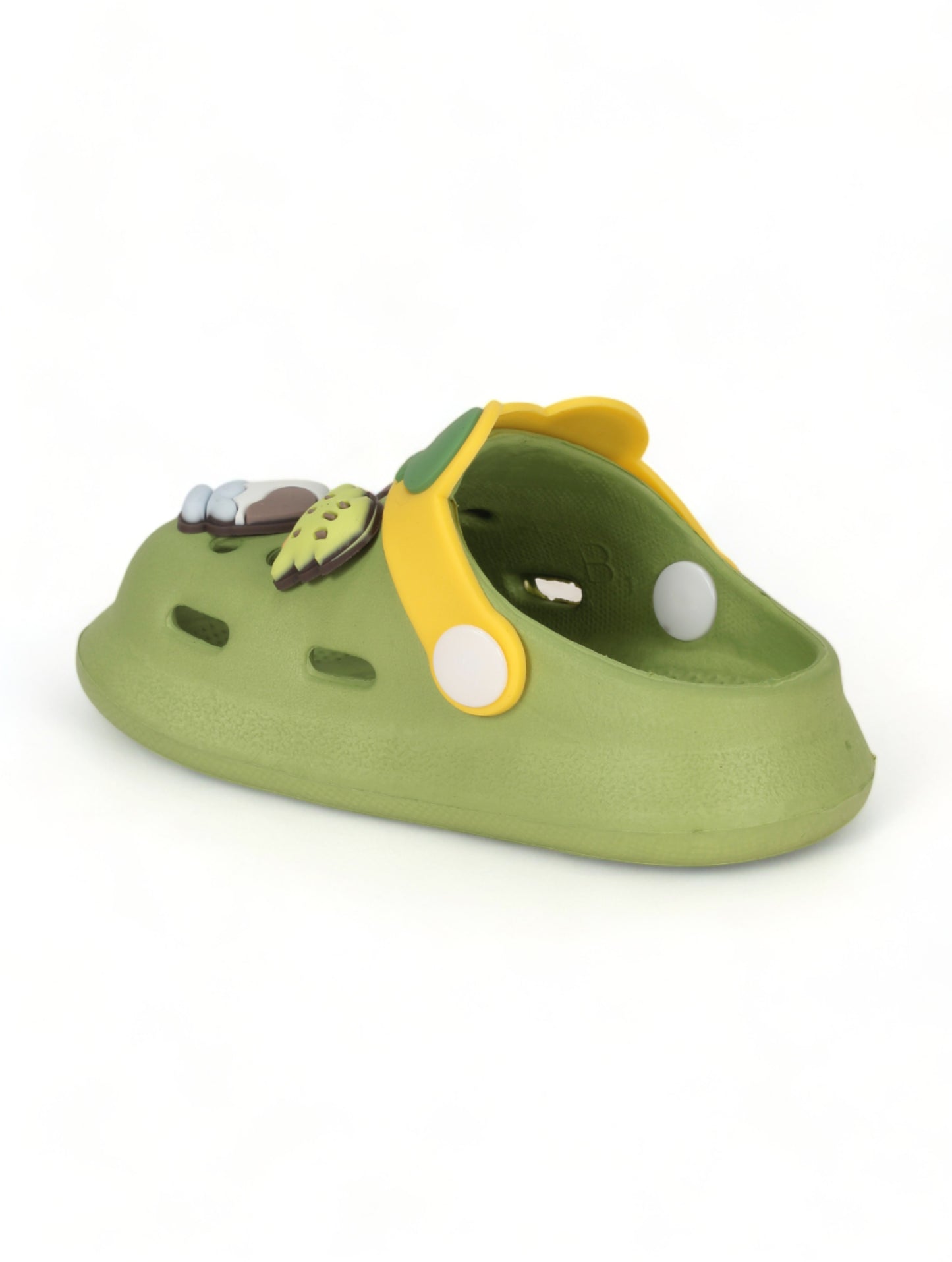 Animal Applique Anti-Slip Clogs - Green