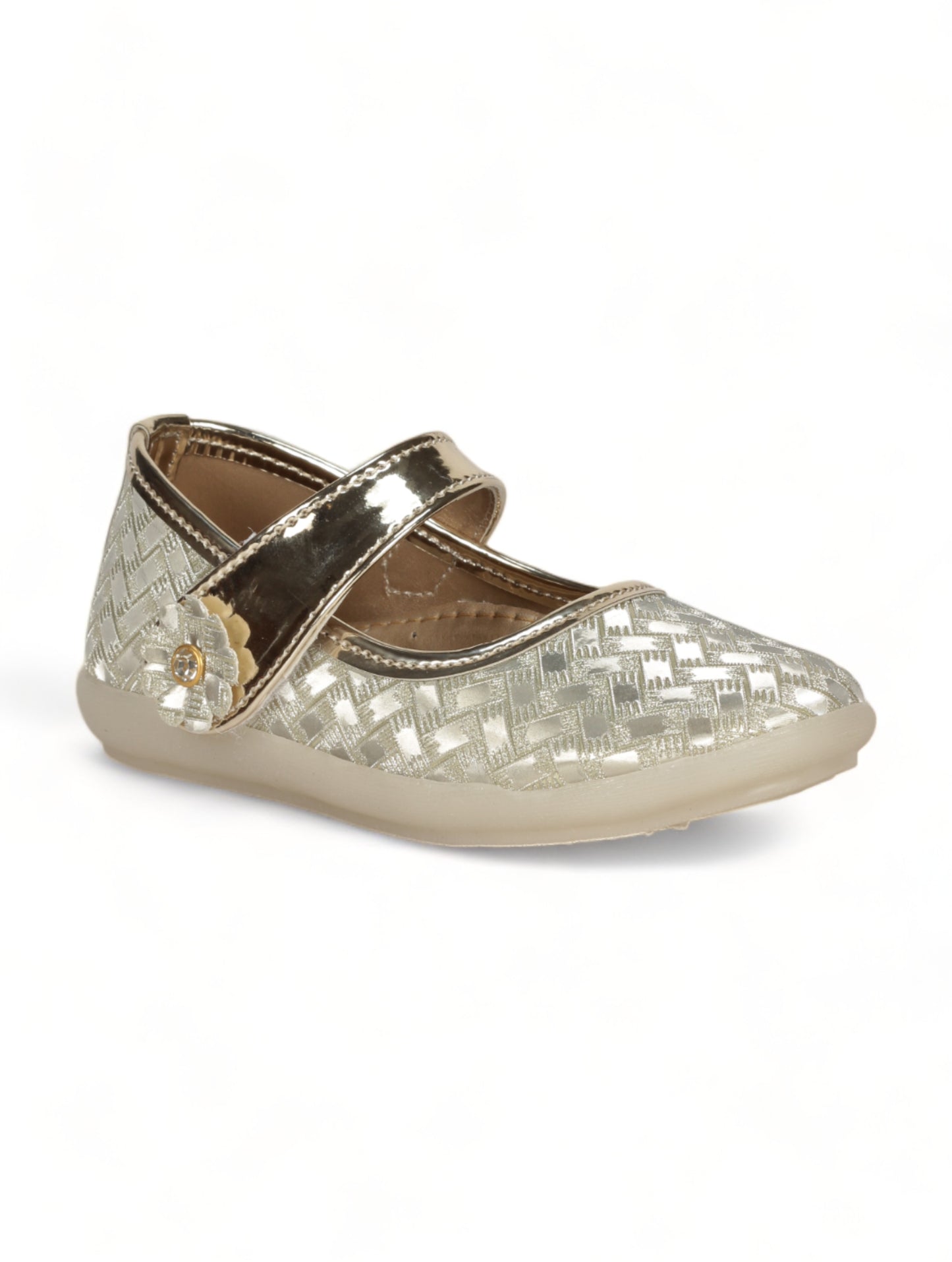 Bellies With Velcro Closure - Gold