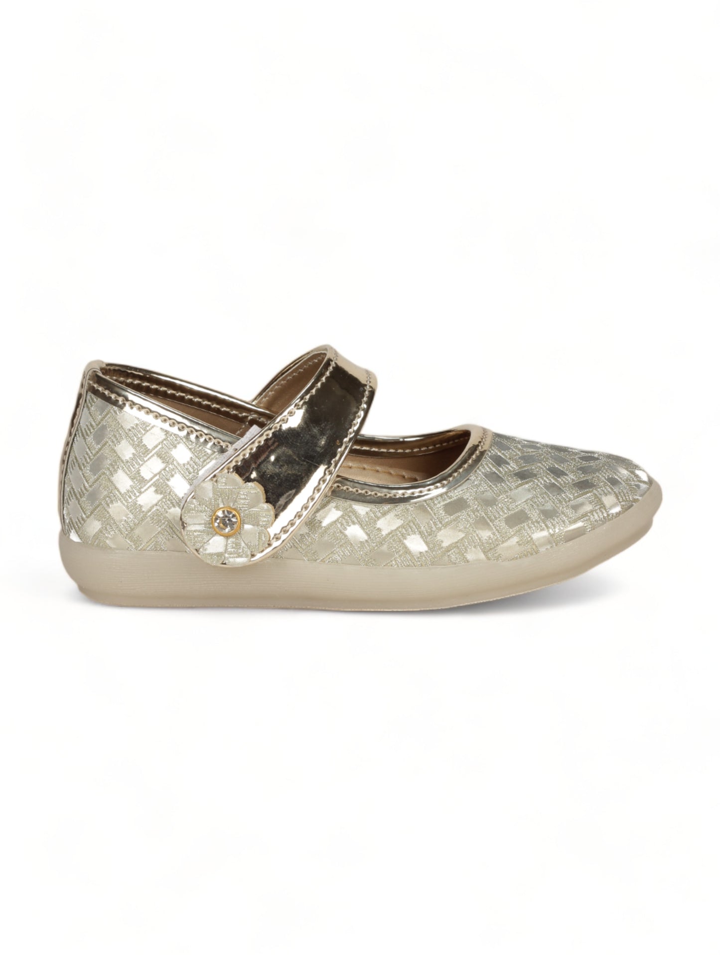 Bellies With Velcro Closure - Gold