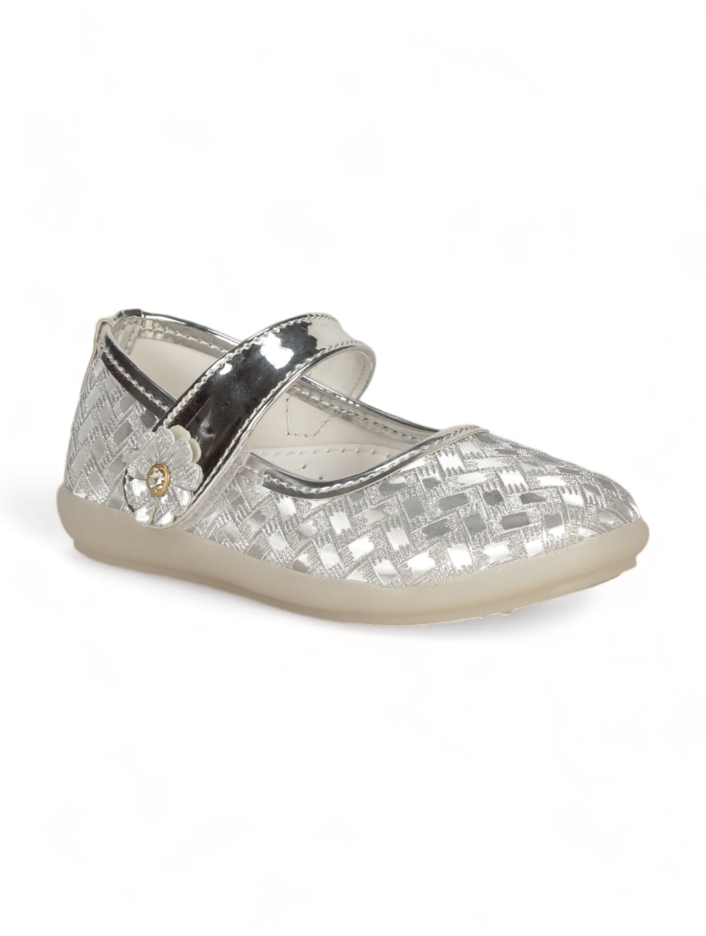 Bellies With Velcro Closure - Silver