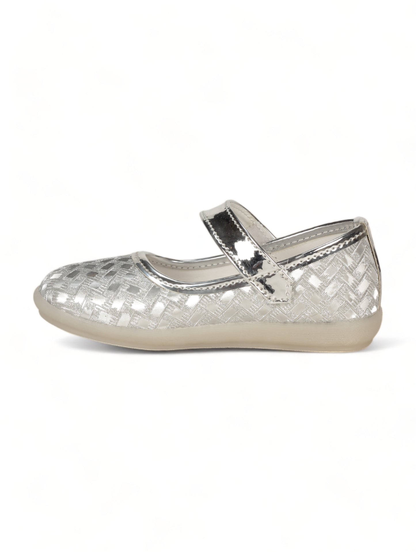 Bellies With Velcro Closure - Silver