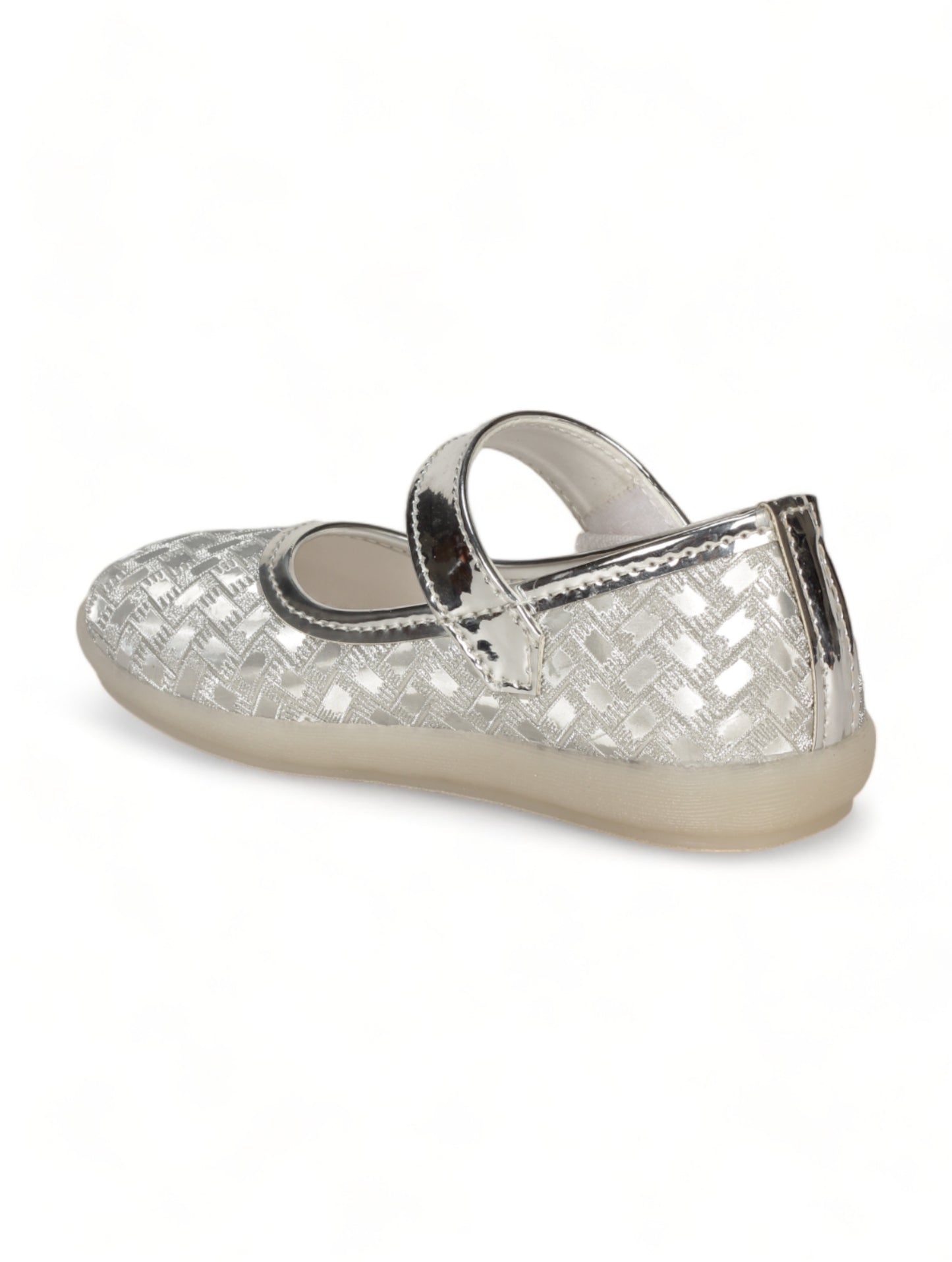 Bellies With Velcro Closure - Silver