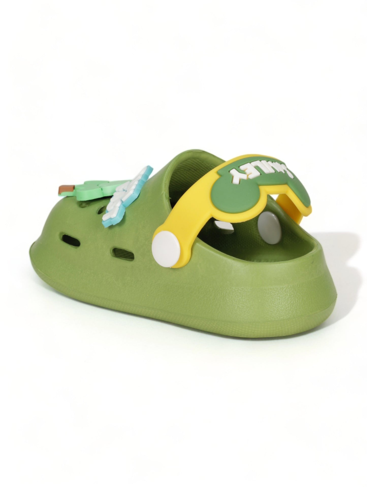 Rabbit Applique Anti-Slip Clogs - Green