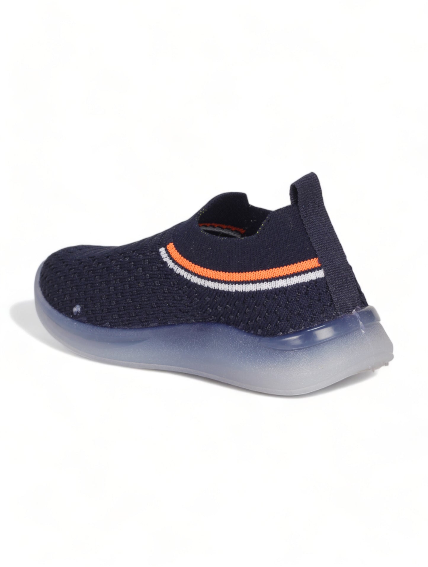 Unisex Casual Slip On Shoes With Led Light - Navy Blue