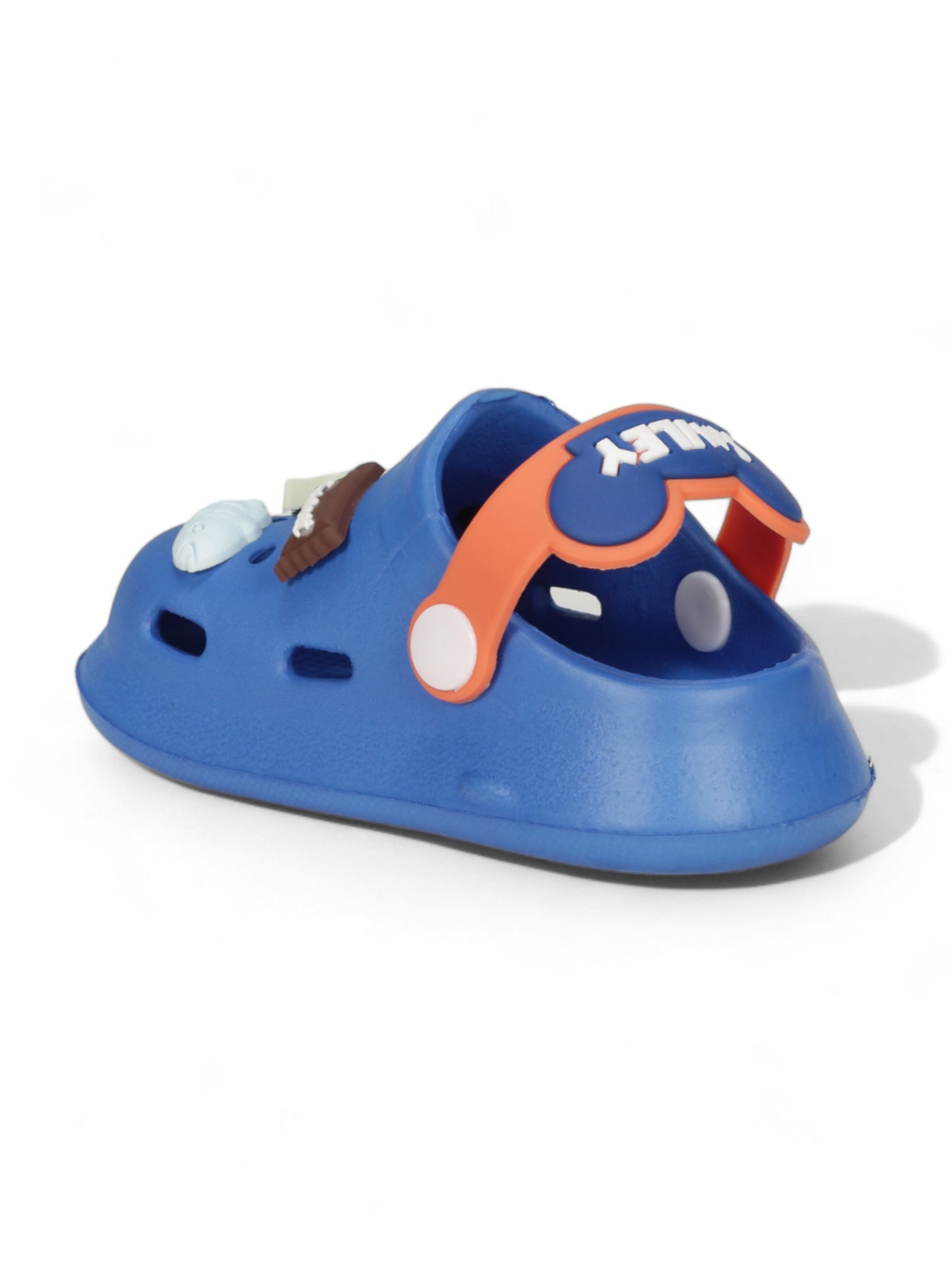 Cartoon Applique Anti-Slip Clogs - Navy Blue