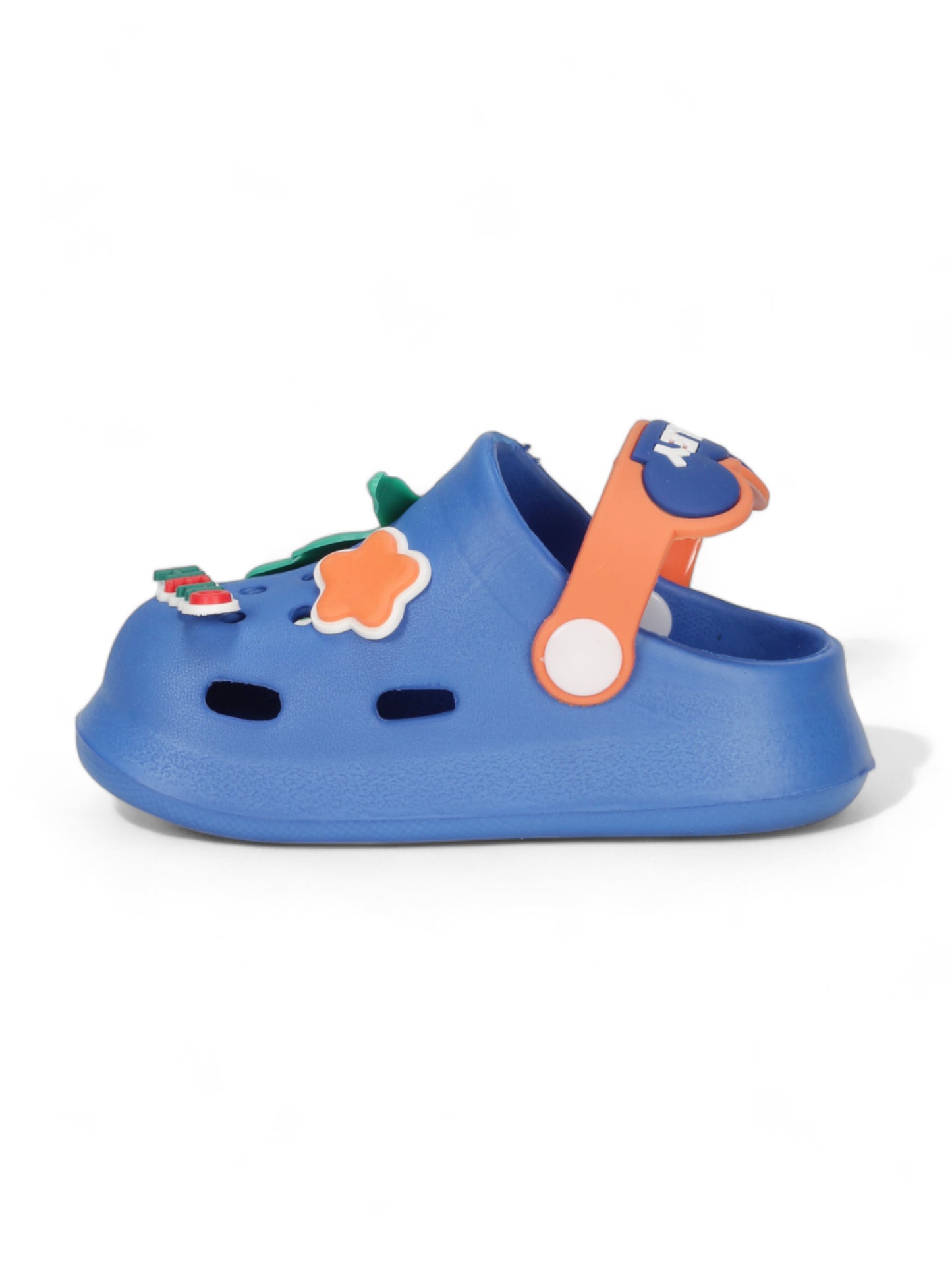 Cartoon Applique Anti-Slip Clogs - Navy Blue