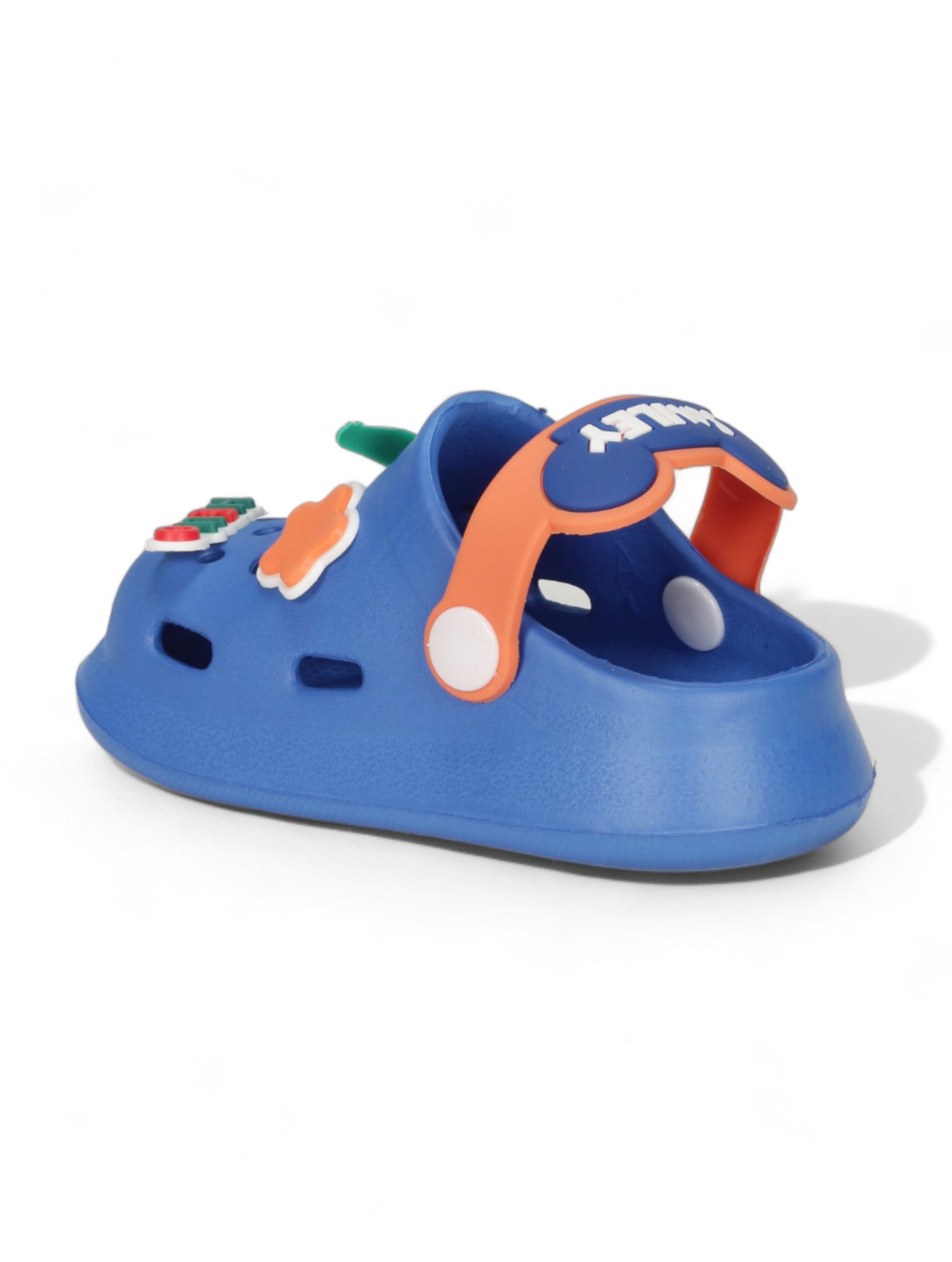 Cartoon Applique Anti-Slip Clogs - Navy Blue