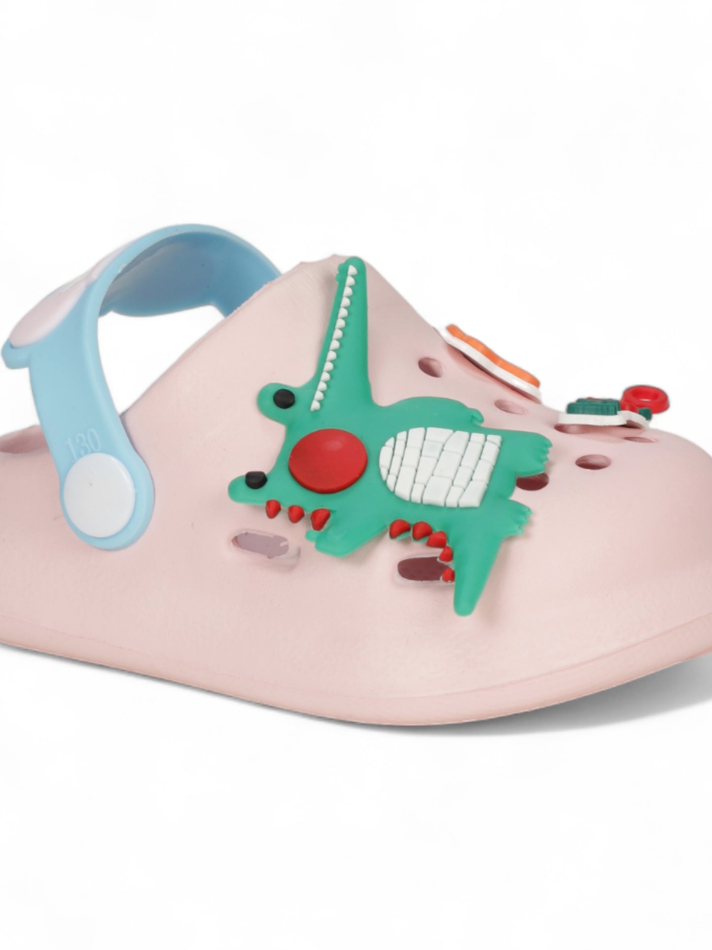 Cartoon Applique Anti-Slip Clogs - Pink
