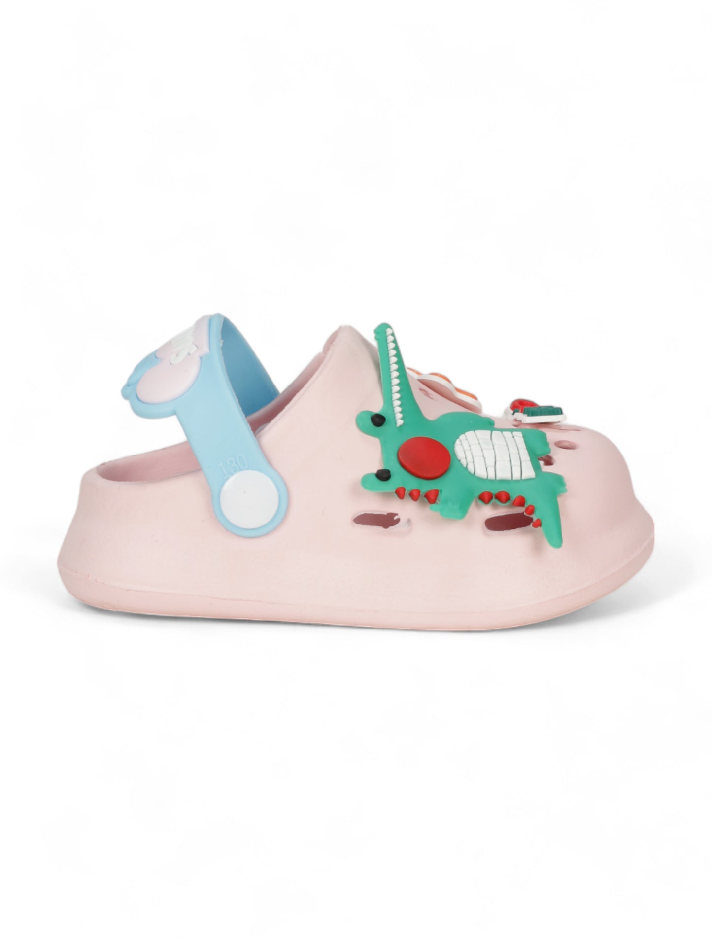Cartoon Applique Anti-Slip Clogs - Pink