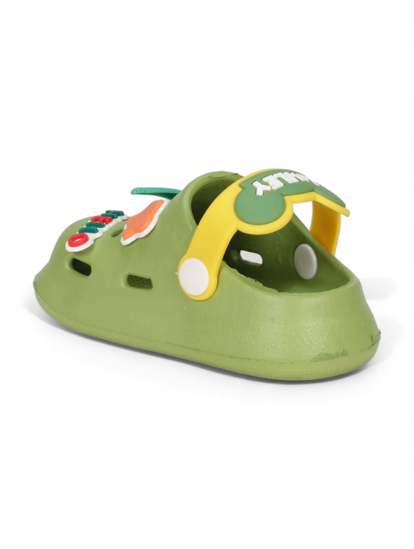 Cartoon Applique Anti-Slip Clogs - Green