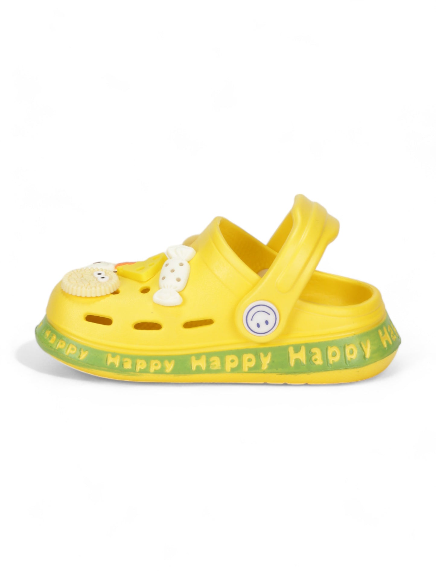 Desserts Applique Anti-Slip Clogs - Yellow
