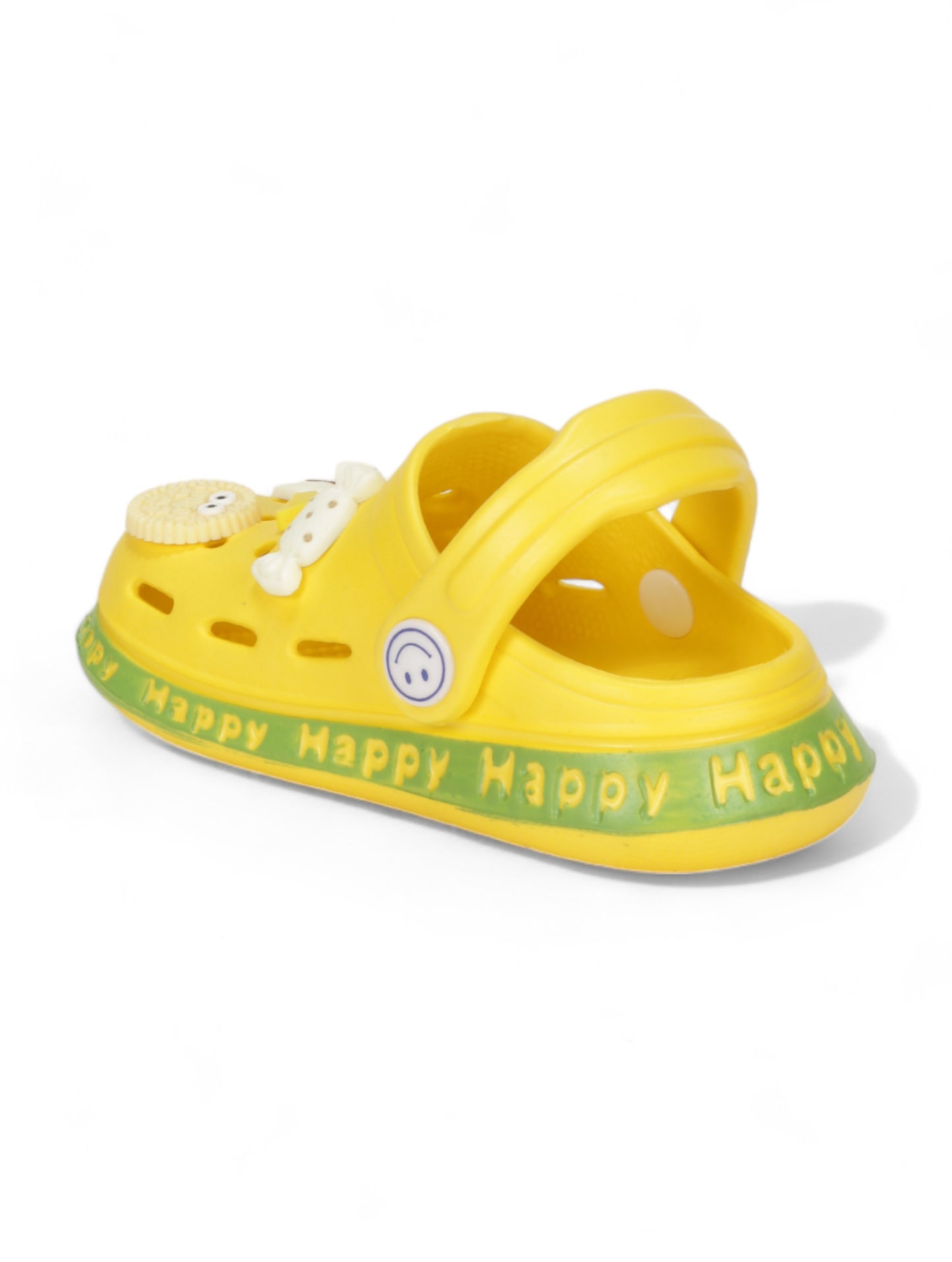 Desserts Applique Anti-Slip Clogs - Yellow