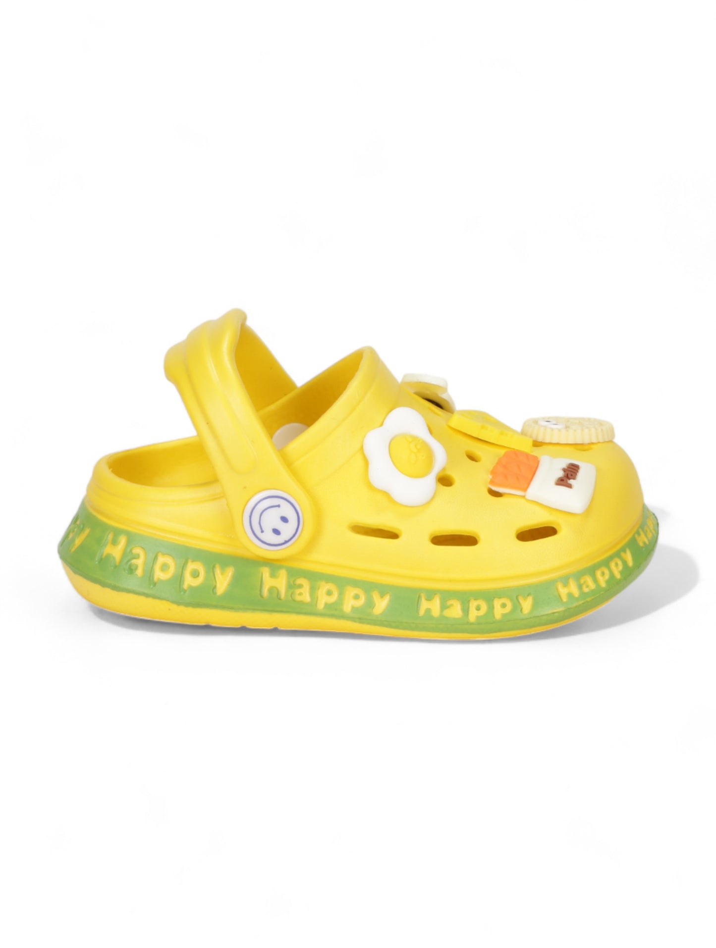 Desserts Applique Anti-Slip Clogs - Yellow