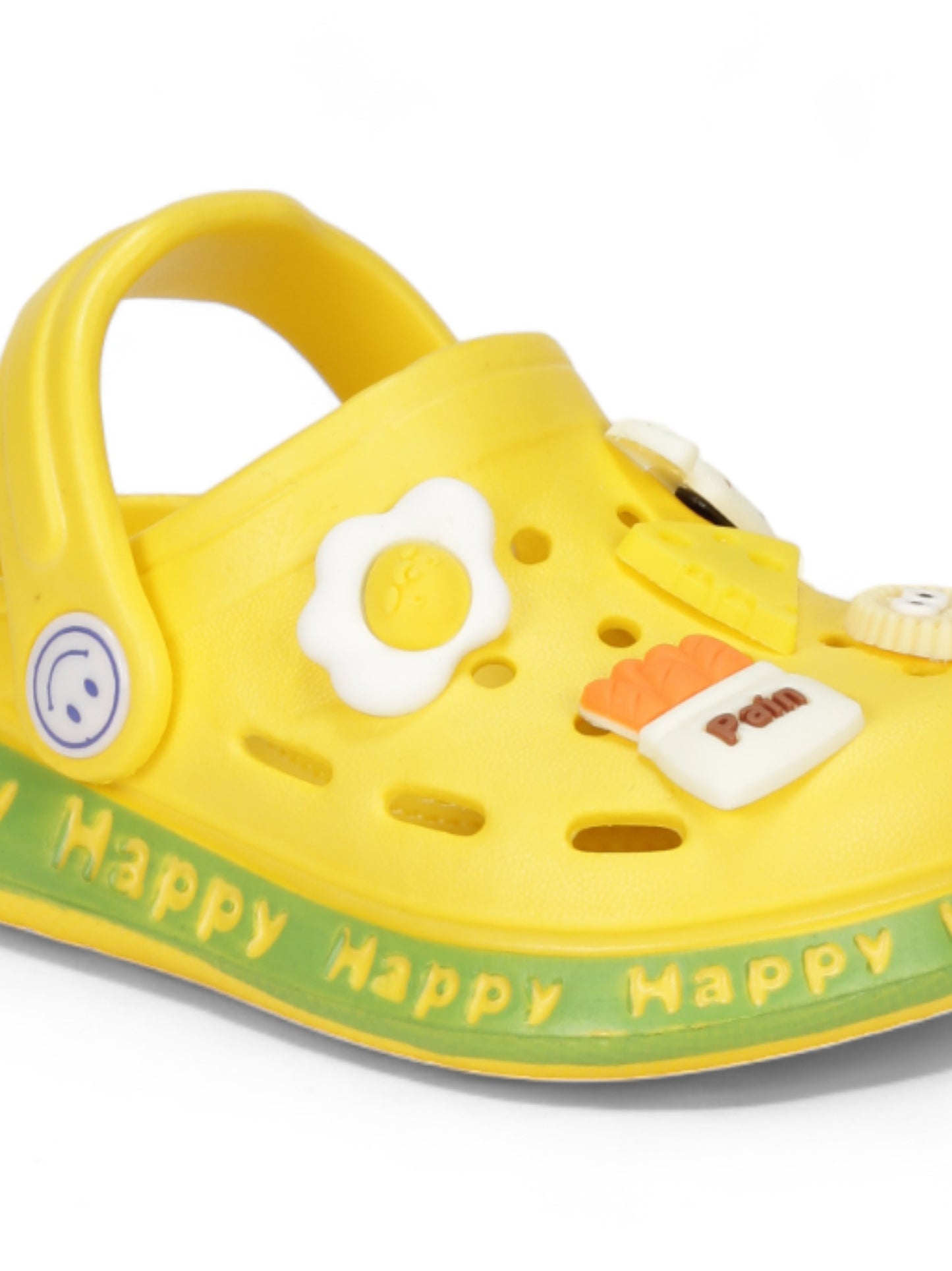 Desserts Applique Anti-Slip Clogs - Yellow