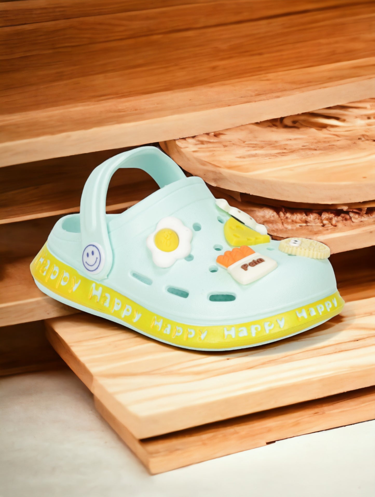 Desserts Applique Anti-Slip Clogs - Green