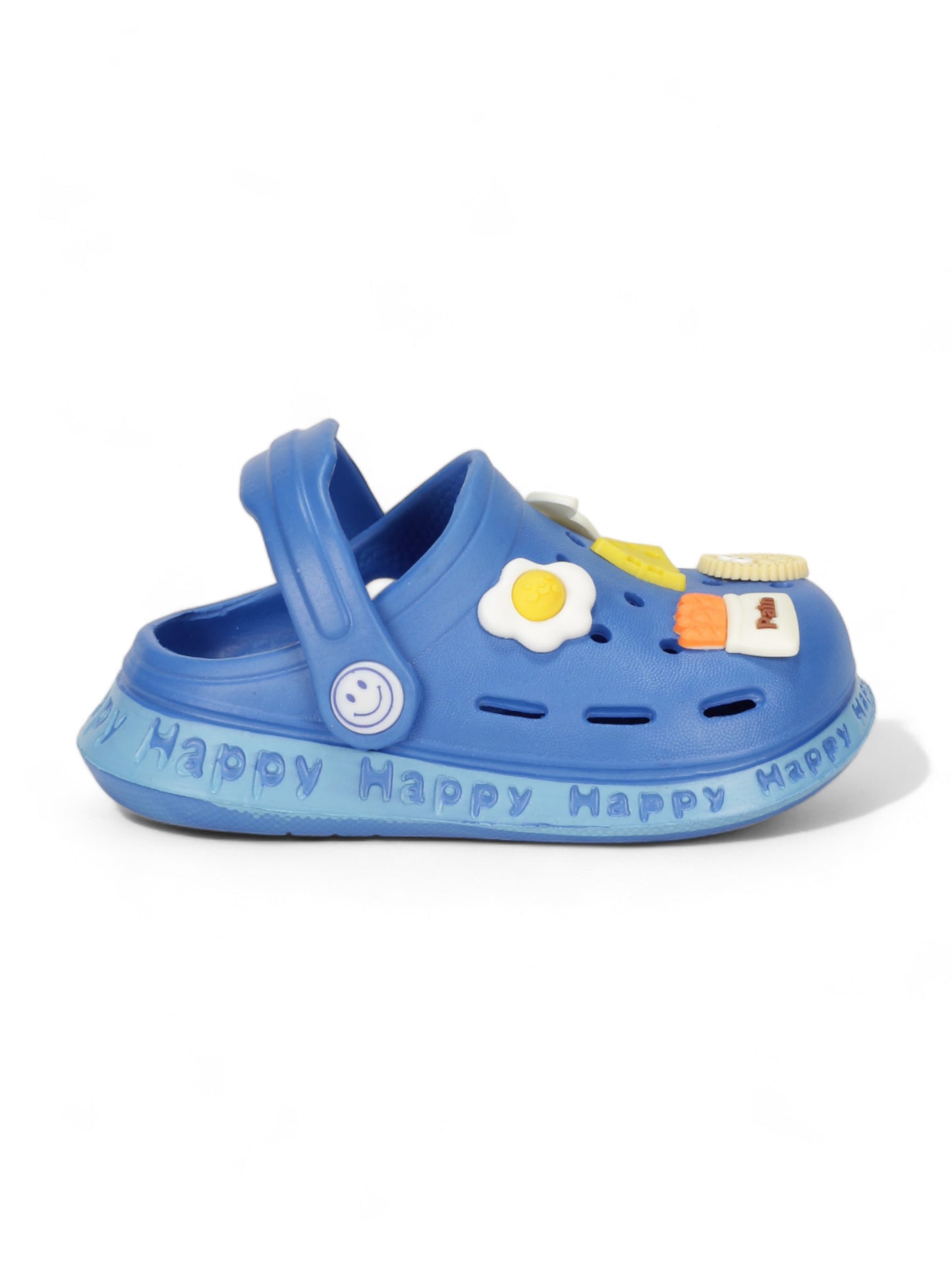 Desserts Applique Anti-Slip Clogs - Navy Blue