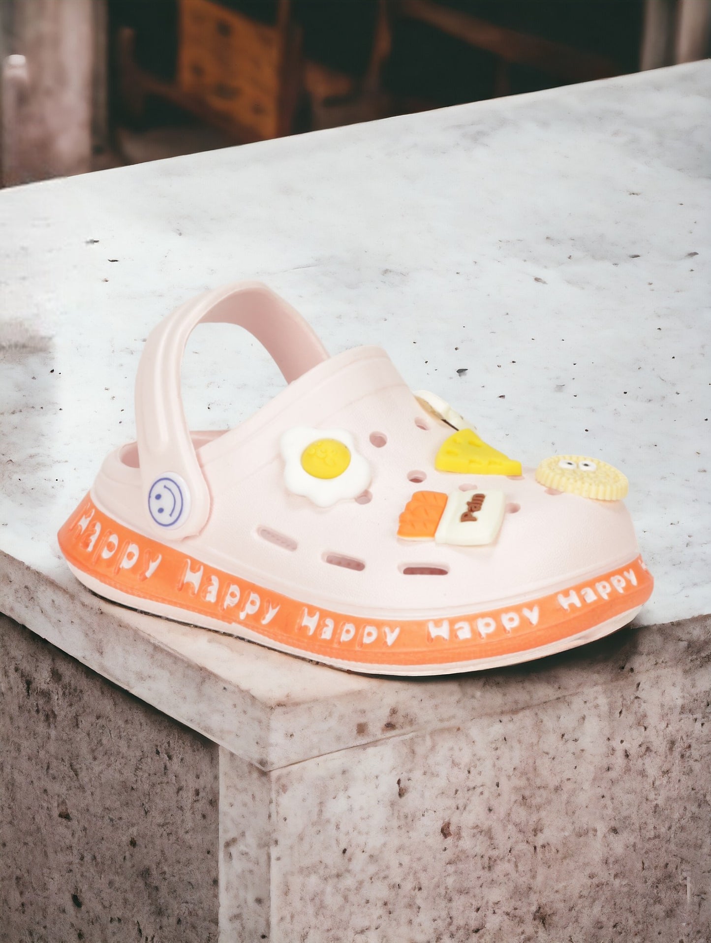 Desserts Applique Anti-Slip Clogs - Pink