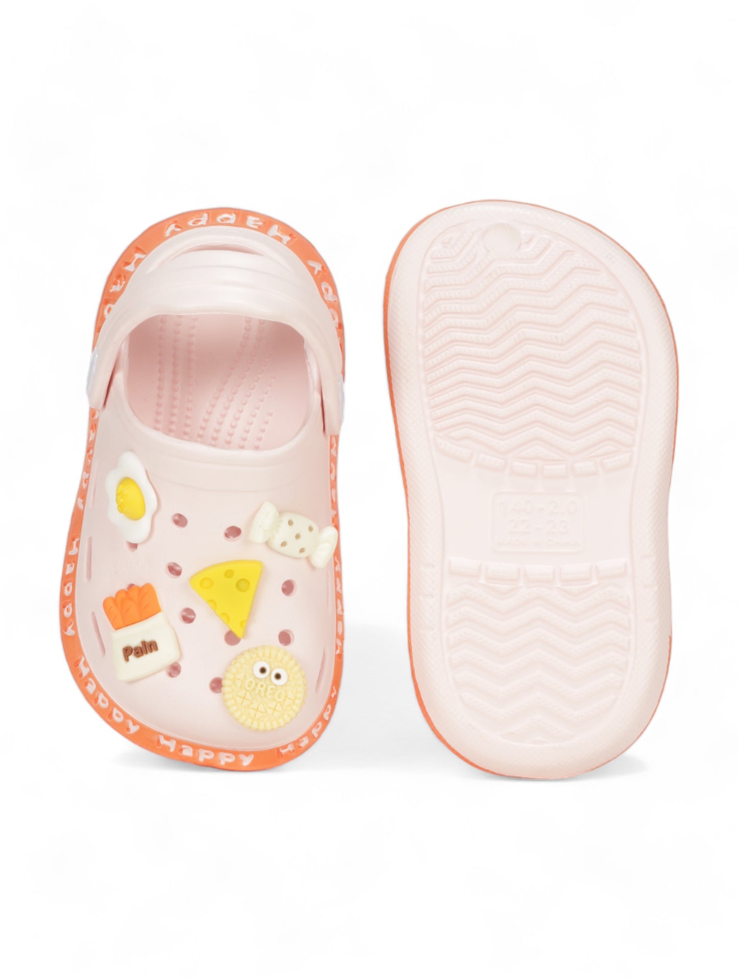 Desserts Applique Anti-Slip Clogs - Pink