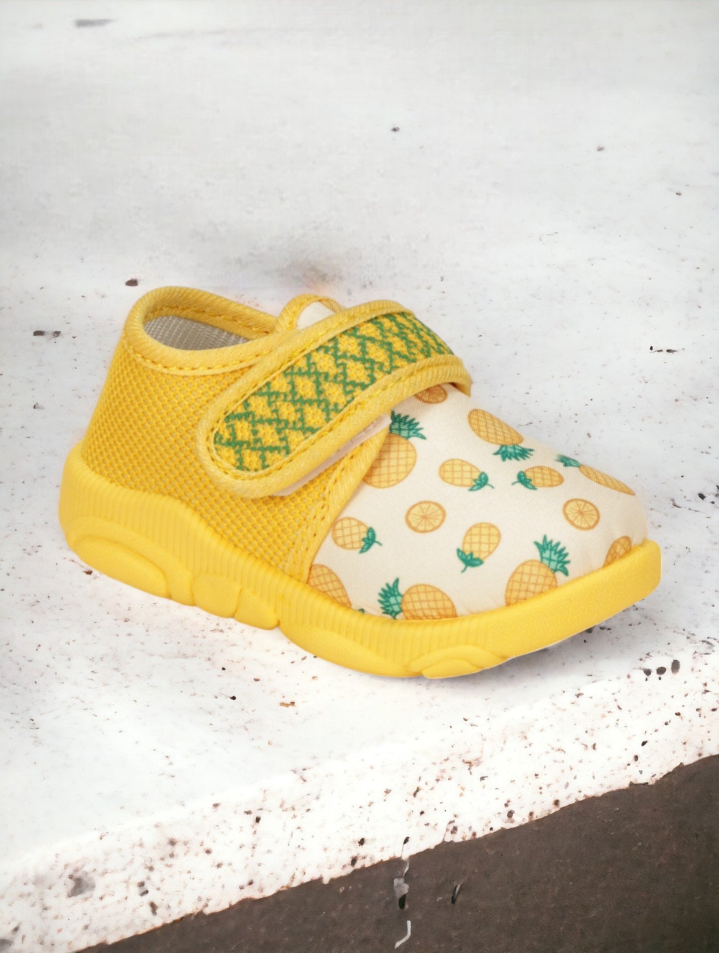 Coolz Musical Chu Chu Shoes With Velcro Closing - Mustard
