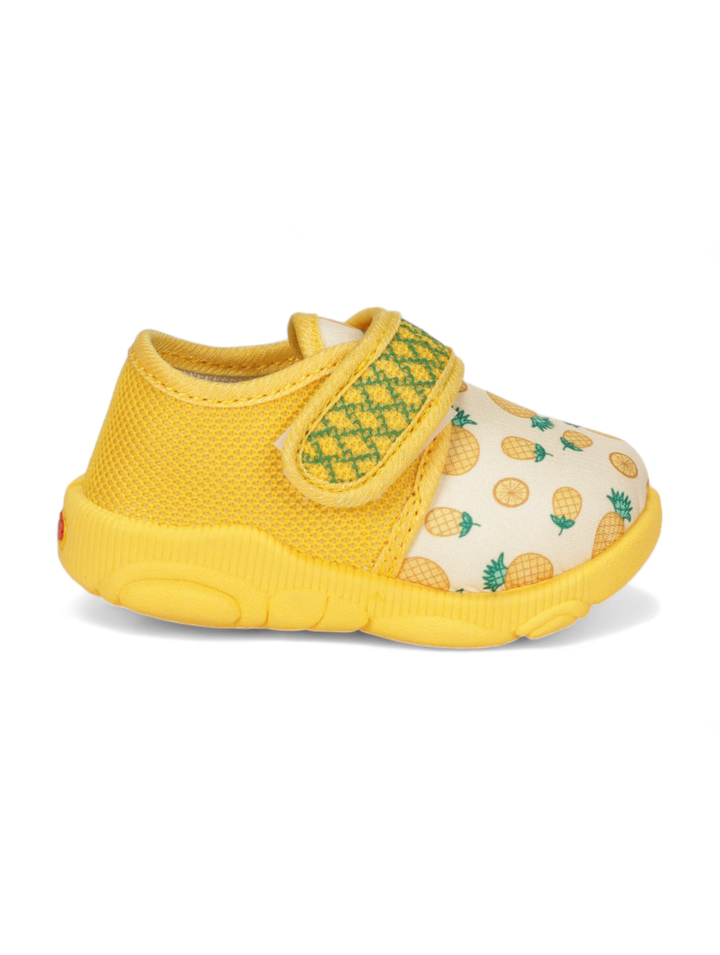 Coolz Musical Chu Chu Shoes With Velcro Closing - Mustard