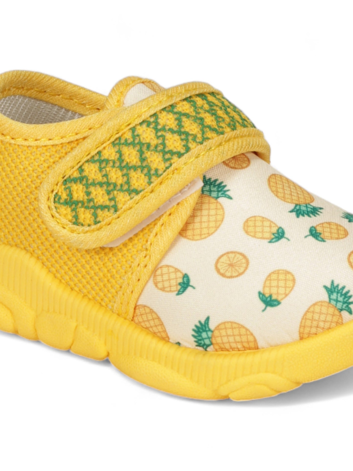 Coolz Musical Chu Chu Shoes With Velcro Closing - Mustard