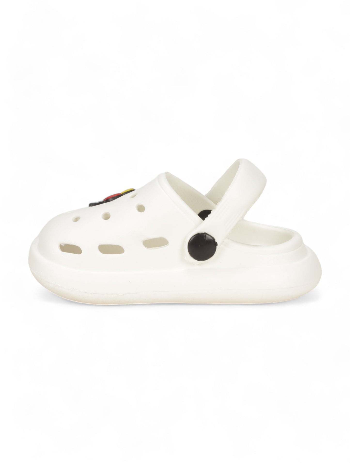Balloon Applique Anti-Slip Clogs - White