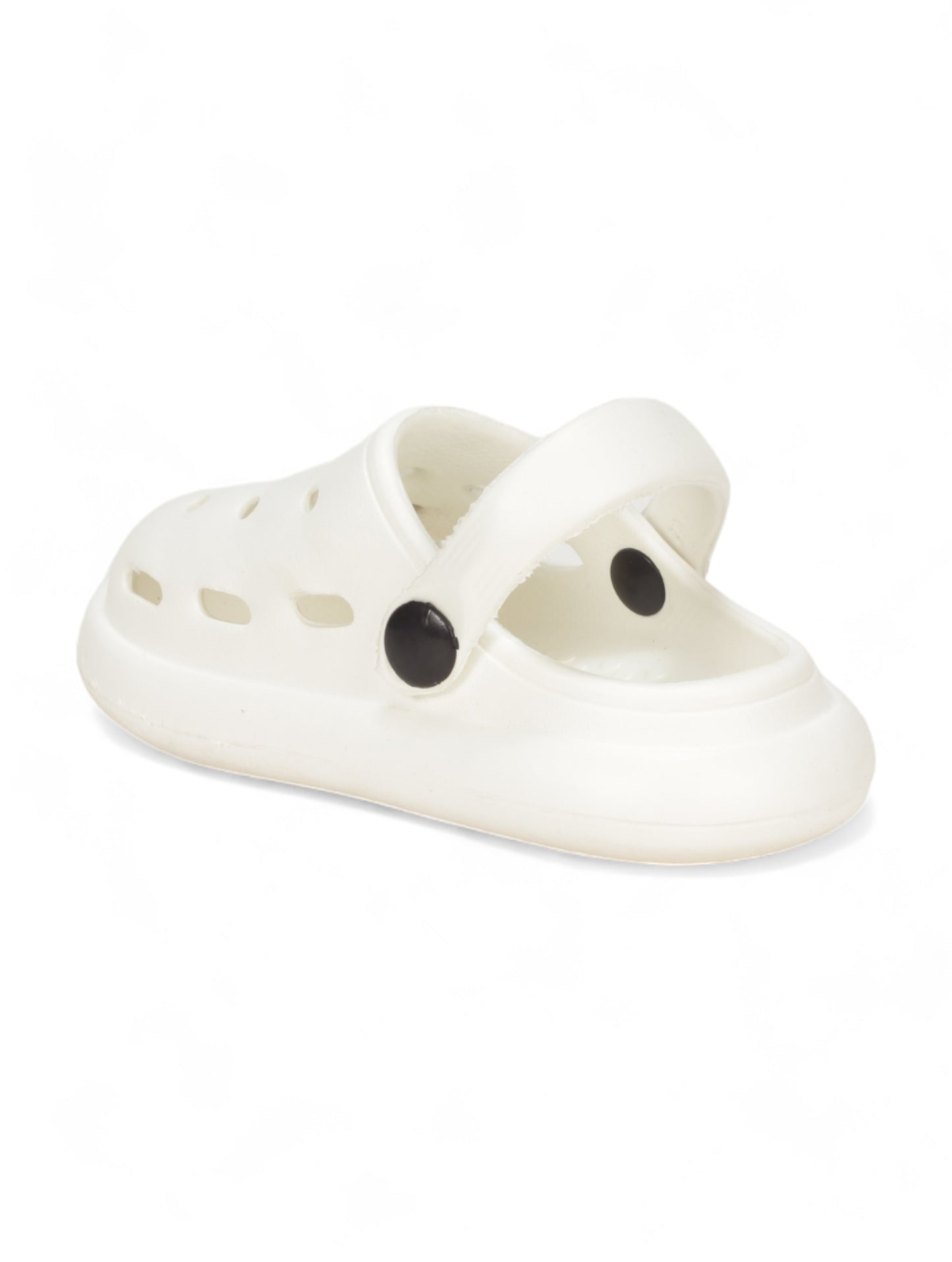 Balloon Applique Anti-Slip Clogs - White