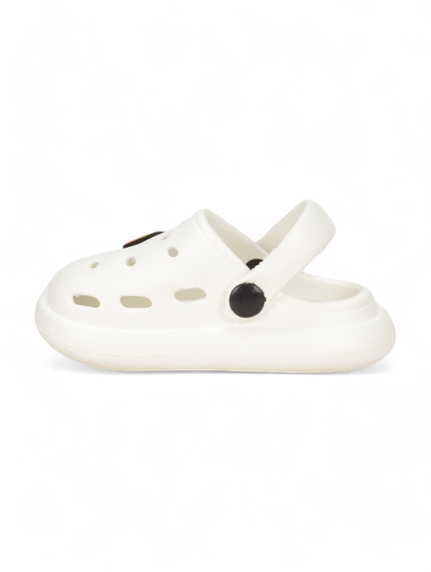 Ice Cream Applique Anti-Slip Clogs - White
