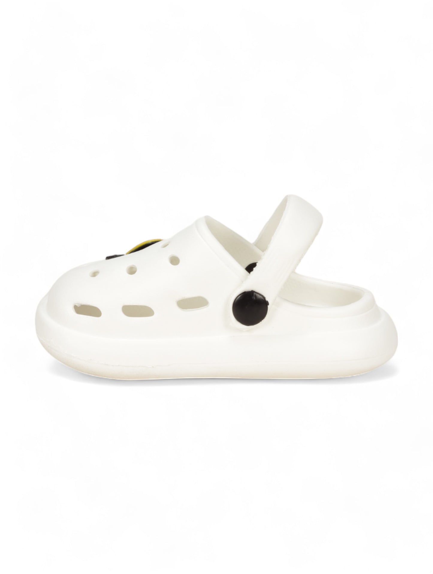 Hot Air Balloon Applique Anti-Slip Clogs - White