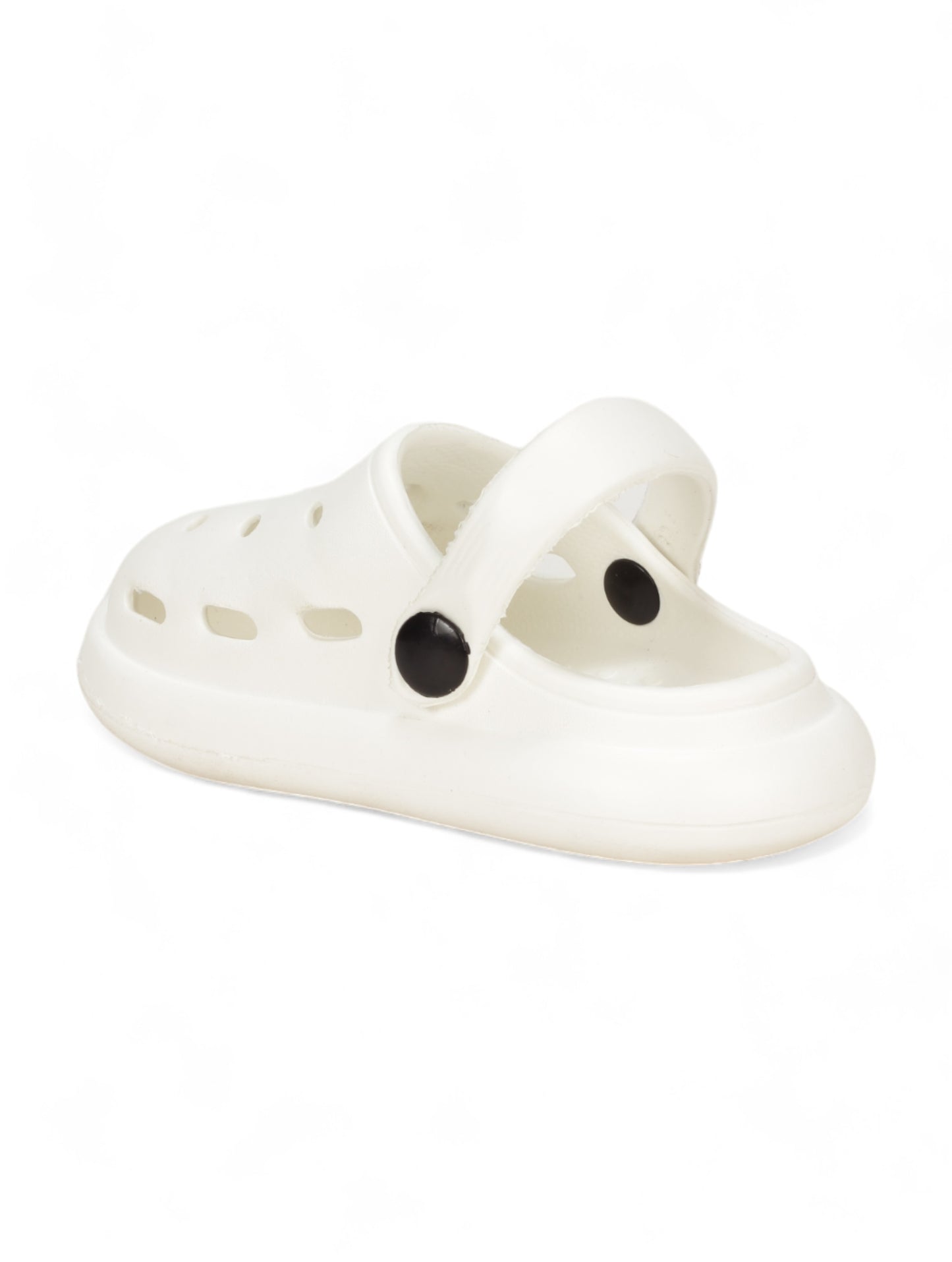 Hot Air Balloon Applique Anti-Slip Clogs - White