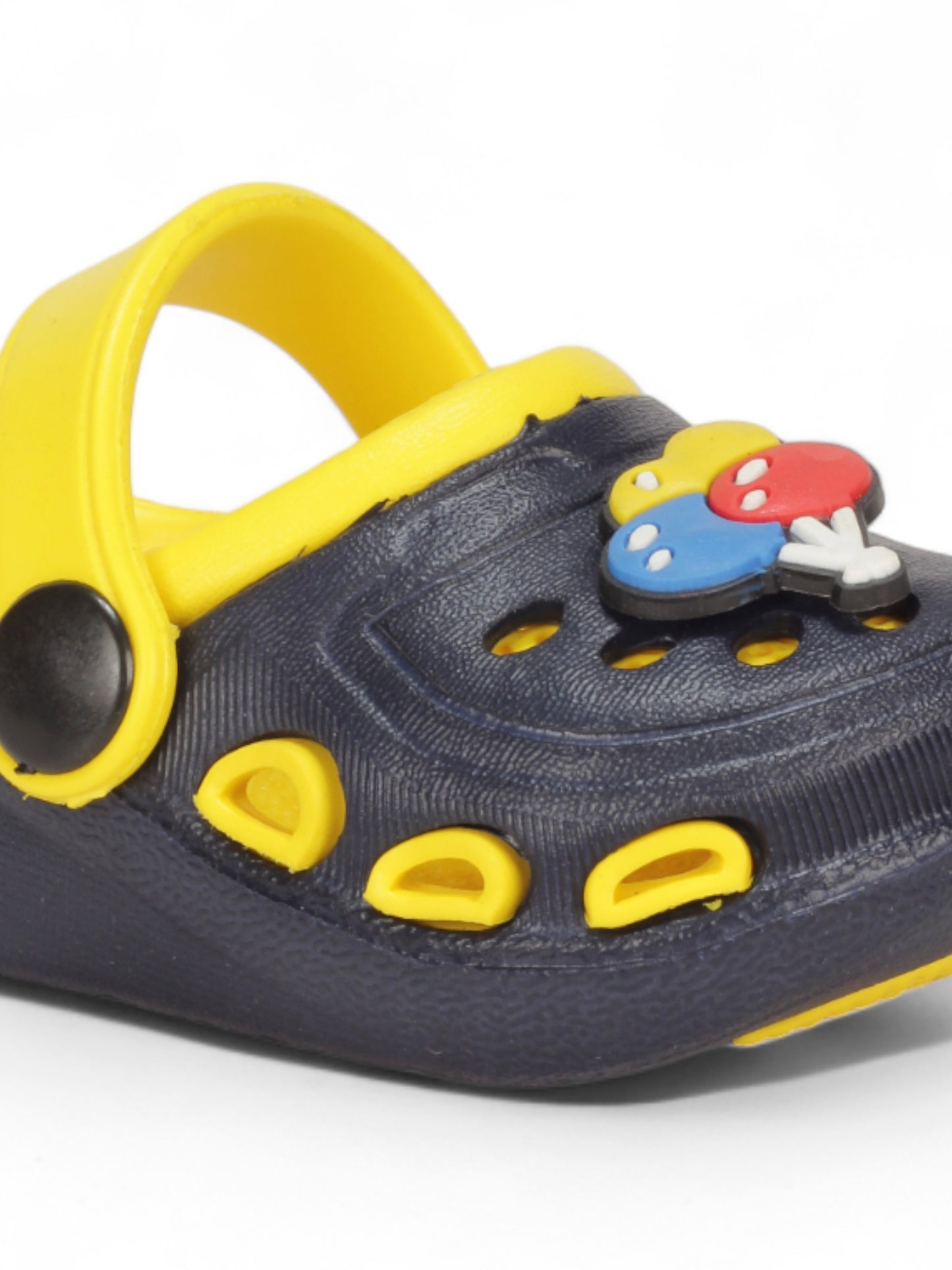 Balloon Applique Anti-Slip Clogs - Black