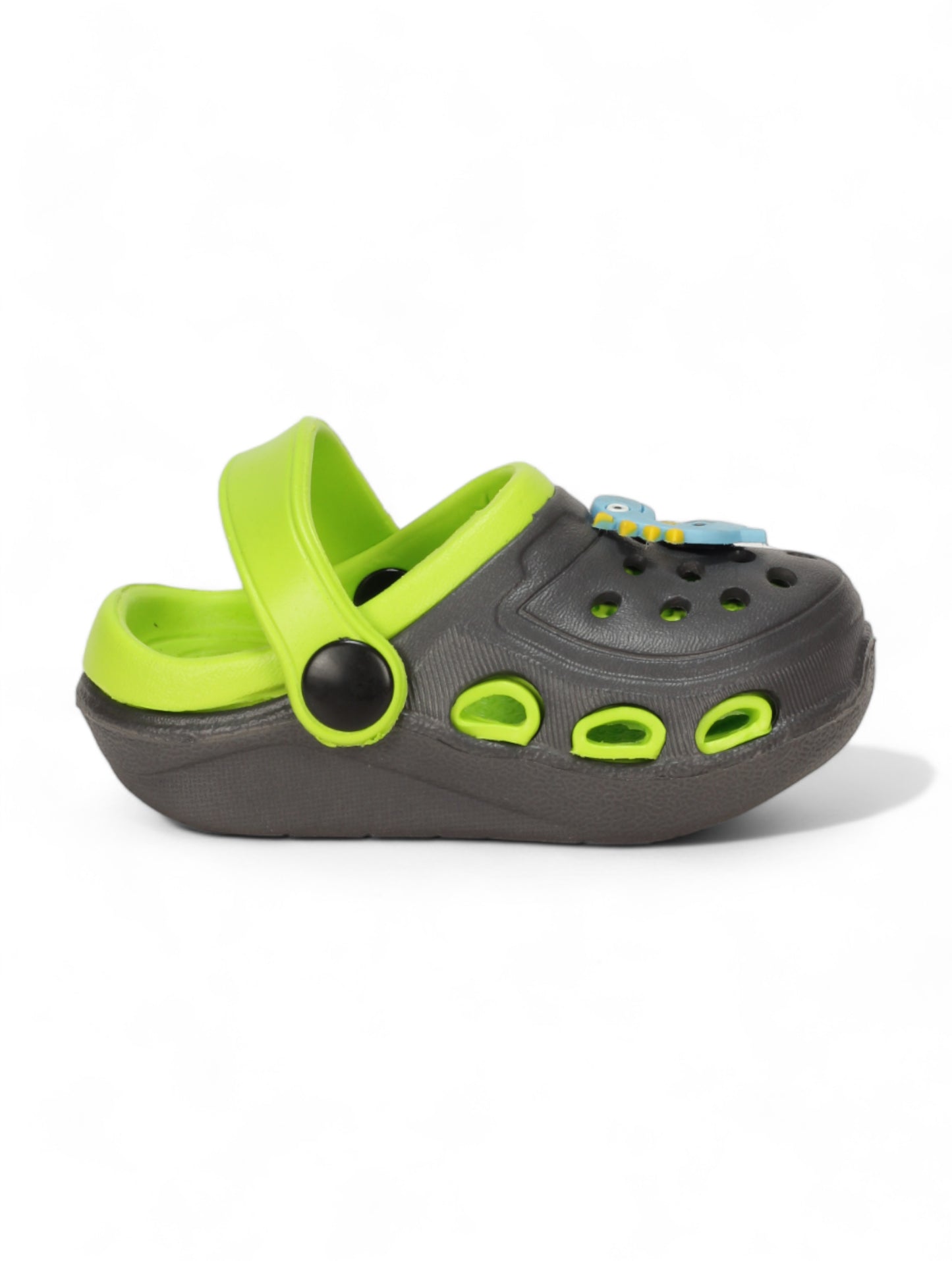 Dinosaur Applique Anti-Slip Clogs - Green