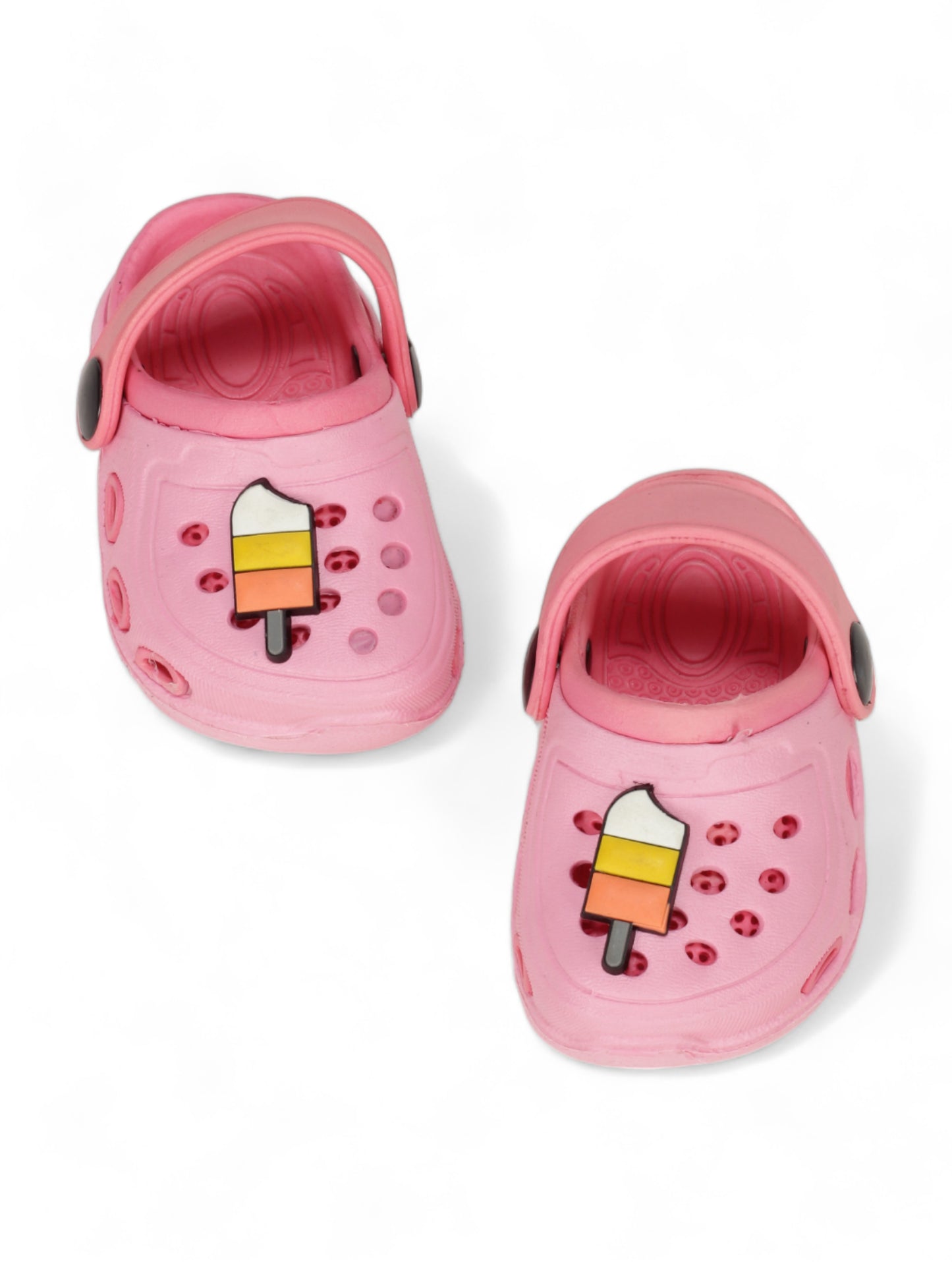 Ice Cream Applique Anti-Slip Clogs - Pink