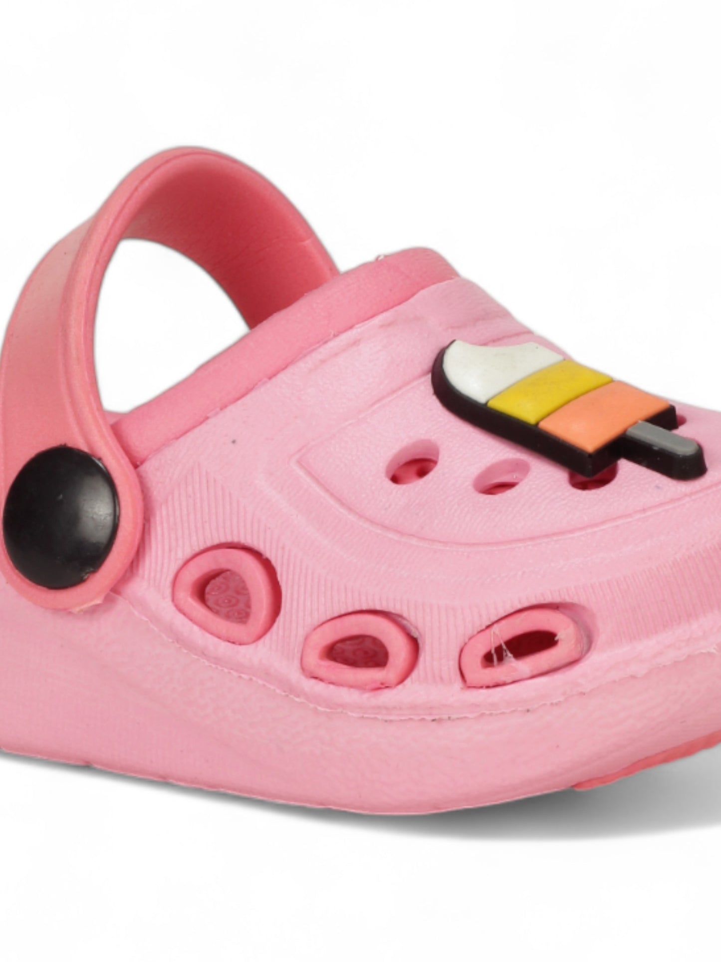 Ice Cream Applique Anti-Slip Clogs - Pink