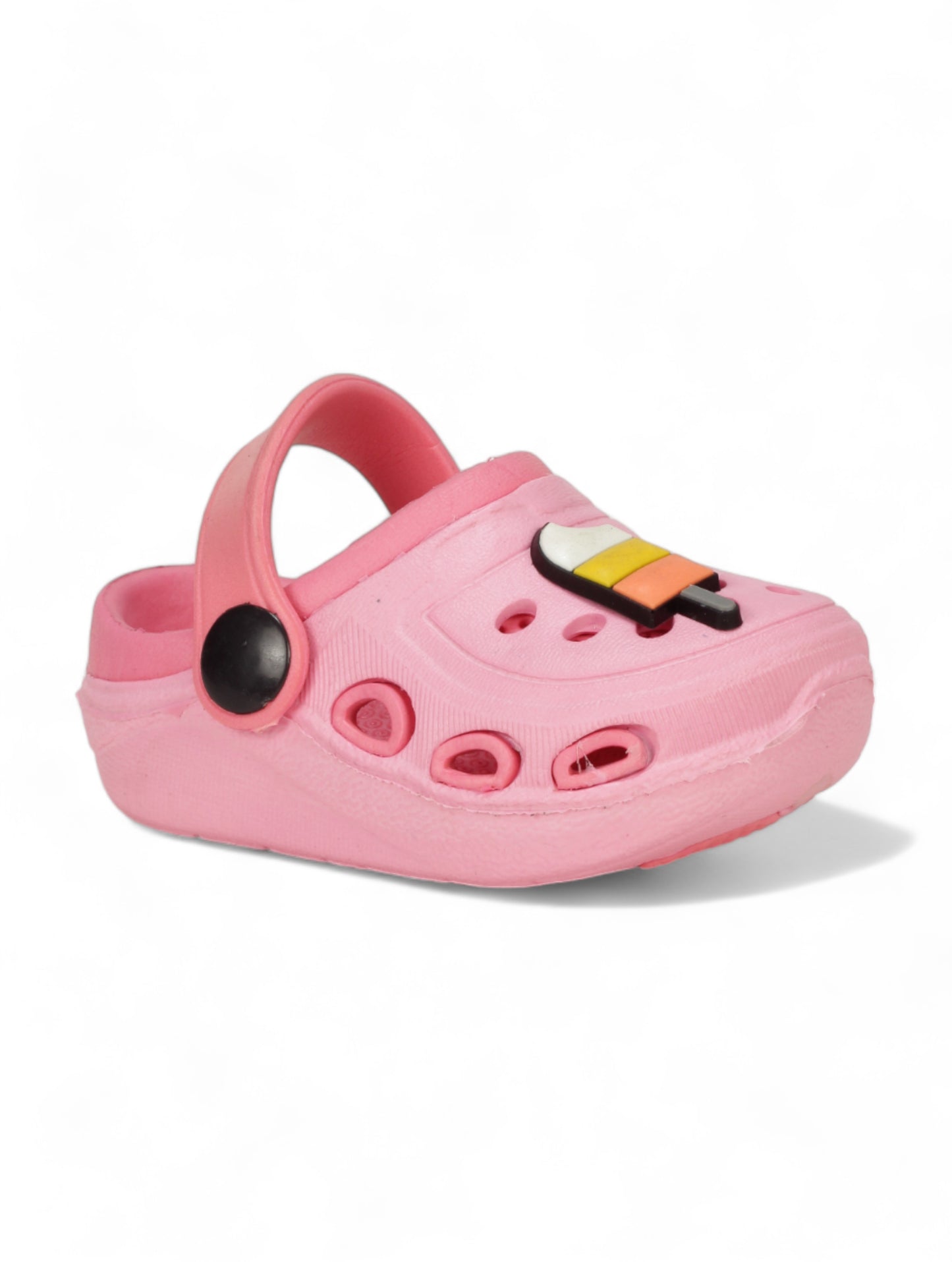 Ice Cream Applique Anti-Slip Clogs - Pink