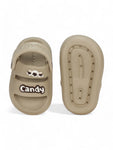 Candy Applique Anti-Slip Sandals - Beige