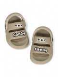 Candy Applique Anti-Slip Sandals - Beige