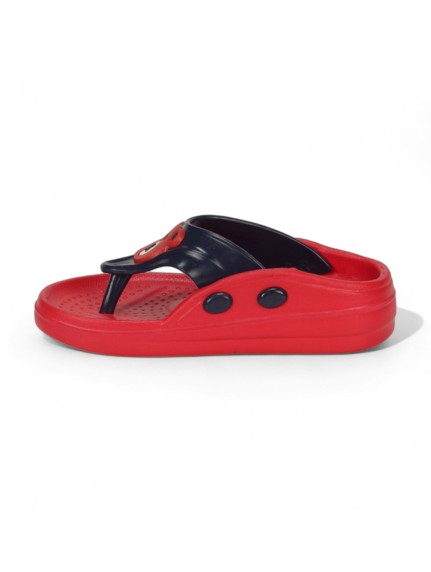 Bear Applique Anti-Slip Slippers - Red