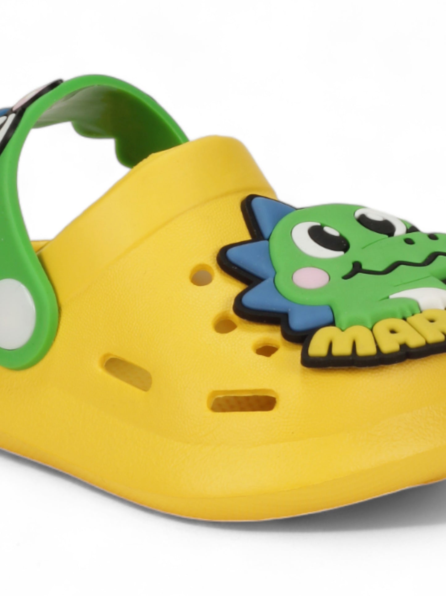 Cartoon Applique Anti-Slip Clogs - Yellow