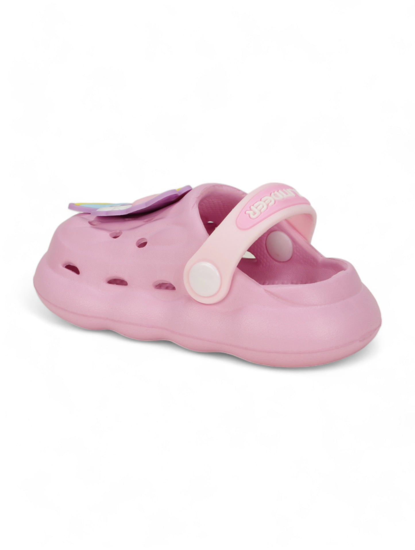 Unicorn Applique Anti-Slip Clogs - Deep Pink