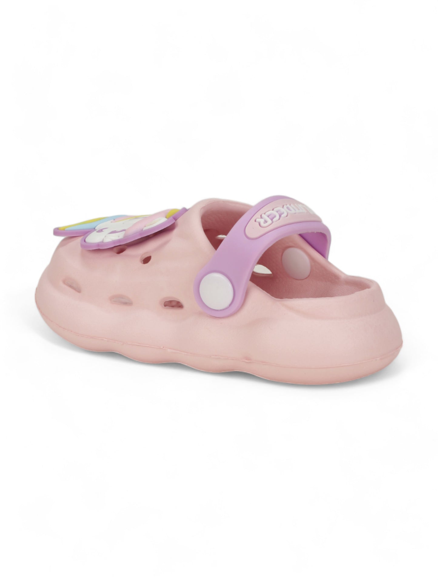 Unicorn Applique Anti-Slip Clogs - Pink