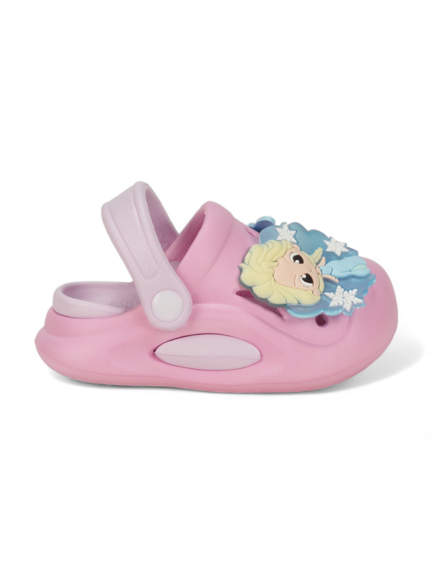 Princess Applique Anti-Slip Clogs - Pink
